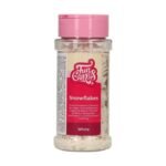 FunCakes Kakestrøssel Snøfnugg Hvit - 50g